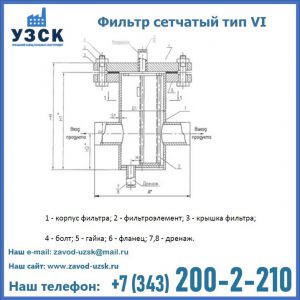 Фильтр сетчатый ФС по Т-ММ-11-2003 в Нижневартовске